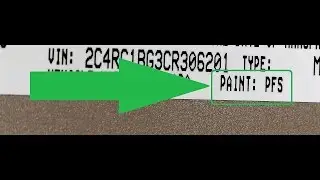 How To Find Your CHRYSLER Paint Code