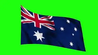 Australia - Flag [Chroma, Green Screen, Blue Screen]