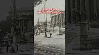 Before and Now. 1900's Parlament of Vienna and now. #history #historical #vienna #viyanagezi