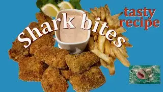 Shark bites with seafood sauce, quick n easy recipe