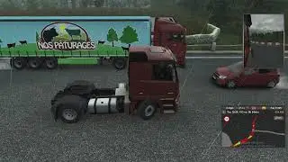WORLD'S MOST DANGEROUS DRIVING A TRUCK WHEN YOUR DOZING OFF IN HEAVY RAIN ON A ROAD