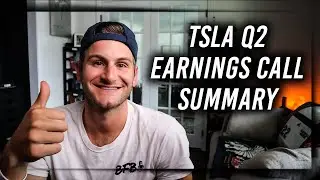 TSLA Q2 2020 Earnings Call SUMMARY | Everything You Need (in case you missed it)
