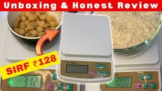 Cooking, Baking aur Diet ke liye Ek Zaroori Cheez | Weighing Scale | Unboxing | Hindi-Urdu | English