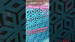 Proses Finishing epoxy dan cat duco plat laser cutting motif krawangan