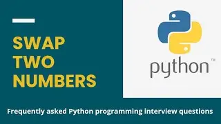 Python program Swapping two numbers #pythonprogramming #interviewquestions @skilltimate