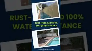 Why is it important for swimming pools to be fenced around?#fencing #shortsfeed #lattice#fencingcost