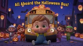 Halloween Bus Song 🎵 | Toddler Friendly Spooky Adventure