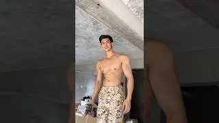 Asian Hunk Construction  Worker