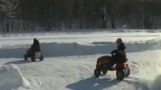 Lawn Mower Racing Finland Winter Tournament 2010