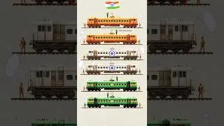 Train Art 🚂 Indian Flag art 🇮🇳 Tricolour train running art 🎨Independence day special art #shorts