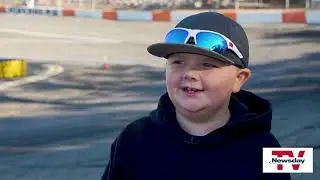 This family wheely loves Riverhead Raceway!