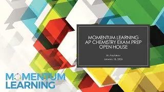 2026 Spring Momentum Learning AP Chemistry Exam Prep Open House