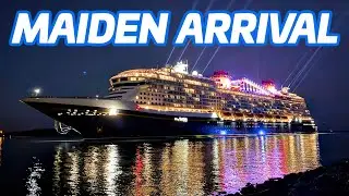 First Arrival of Disney Destiny at Port Canaveral | Disney Cruise Line&rsquo;s Exciting New Ship