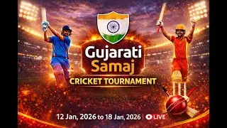 🔴 LIVE: Gujarati Samaj Cricket Tournament 2026 🔥 | JAIPUR