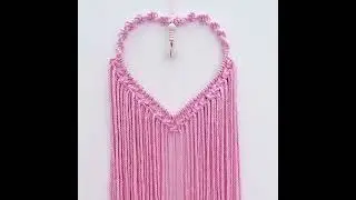 A Vintage Macram&eacute; Heart | Handmade Wall Hanging#diy #carft #art 