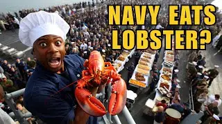 Feeding 18,000 Daily at Sea: Inside a $13 Billion Aircraft Carrier!