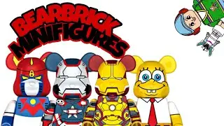 BEARBRICK MINIFIGURES UNOFFICIAL K1-31 #lego #bearbricks #ironman #voltesvlegacy #spongebob