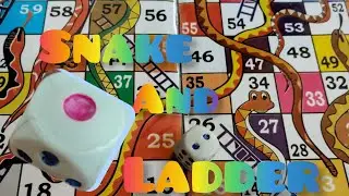 HOW TO PLAY SNAKE AND LADDER  | BOARD GAMES #childrensgame 