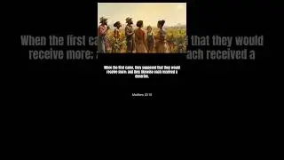 Verbatim Bible Reading (WEB) || Matthew 20:8-14 || The Luminous Veil #shorts #quotes #englishbible