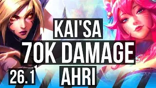 KAI'SA vs AHRI (MID) | Phase Rush, 70K damage | EUW Master | 26.1