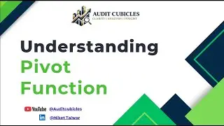 Understanding of Pivot Function | How to use Pivot Table | Pivot Table in Audit | Microsoft Excel
