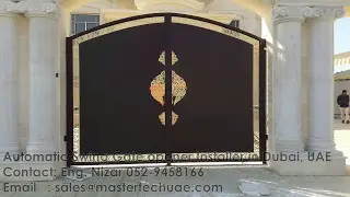 Swing Gate Motor Installation in  Dubai, UAE [ BFT - Made in Italy ]