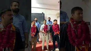 UP SI SELECTED student 3rd Daroga honored by Vivek Bhaiya😍 #exampur #viveksir #upsi2025 #shorts