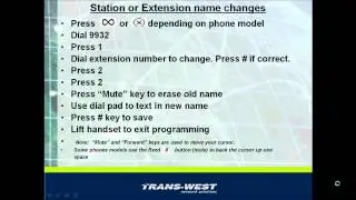 How To Operate the Mitel 5000