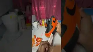 Orange Custom drip AF1