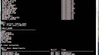 Oracle Tutorial | Oracle SQL Data Dictionary