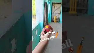 Tannis Ball Swing tips||#cricket #tannisball #shortsviral #trending #tannisballswingtips