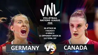 Germany vs Canada | Women's VNL 2025