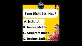 Only TMKOC Fans Can Answer This 😱 | Sonu Quiz #shorts #ytshorts #tmkoc