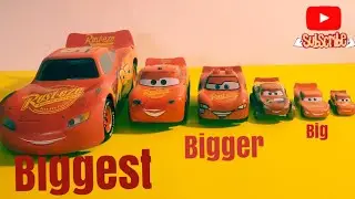 Learn Sizes with LIGHTNING MCQUEEN  | Toddlers and Kids Learn About Big and Small