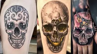 💀 Neo Traditional REALISTIC Skull Tattoo ideas for men and women