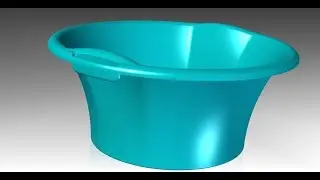 SOLID EDGE SURFACE TUTORIAL 31: MISKA DO MYCIA / WASHING UP BOWL