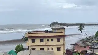 Harnai beach view from our hotel #harnai #dapoli #beachlife