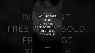 You&rsquo;re Free to Be Yourself ✨ | Confidence Quote #Shorts