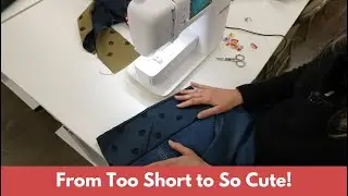 How to Make Cropped Jeans Longer (and Cuter)