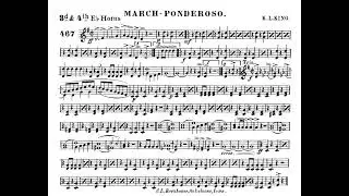 March ''Ponderoso'' - Eb HORN 3&4