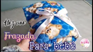 Cómo hacer una Frazada para bebé. Regalos hechos por tí 😍 Sembrando Creatividad.