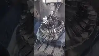 Impeller processing #streametal #cnc #turning #surface #milling #viral #viralvideo #fy #fyp #fypage