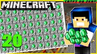SUPER FARM DE ESMERALDAS INFINITAS, MINECRAFT [CRAFT DO ZERO] #20