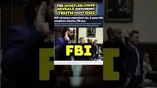 FBI Whistleblower Loses Job for Asking Questions #fbicorruption #DOJ #Whistleblower