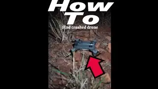 How to find a lost drone without internet 🫢