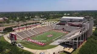 2760 sweeping drone shot ULL Cajun Field Lafayette