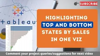 Highlighting Top and Bottom 5 states by Sales in Tableau | Use sets in calculated fields in Tableau