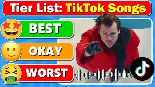 RATE THE SONG | Most Popular Viral TikTok Songs EVER&hellip; Tier List Challenge