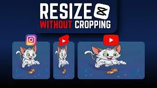 How To Resize Images, Videos & Stickers in Capcut Without Cropping | True Stretching in Capcut