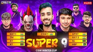 CSW WINTER CUP🏆 SUPER 9🤩 DAY 5🎁 NXT, NG, CSW, APX7, ZM, NL, XT, HBF🔴 #nonstopgaming #classy #cswlive